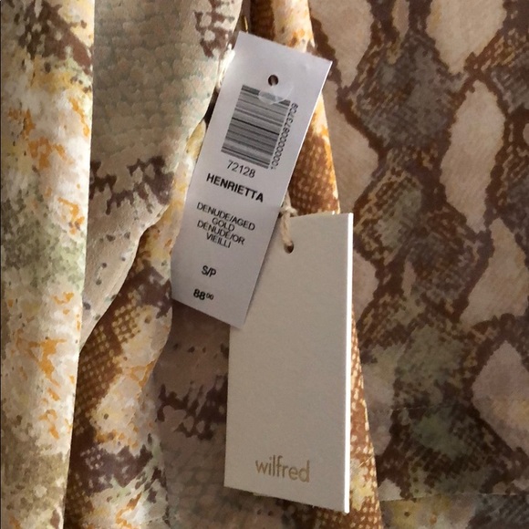 Wilfred cropped blouse NEVER WORN - Picture 2 of 2